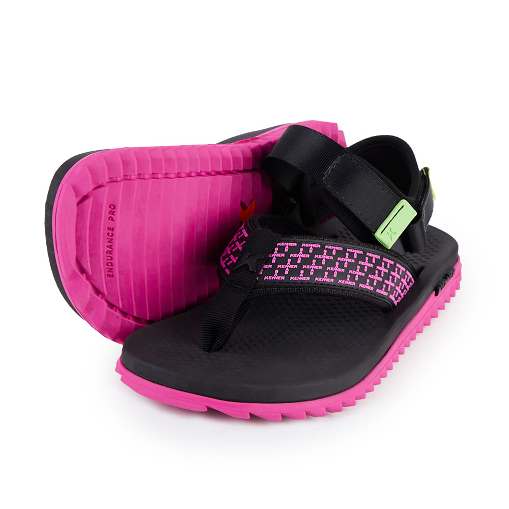 Sandália Kenner Kivah Double Baw Rosa