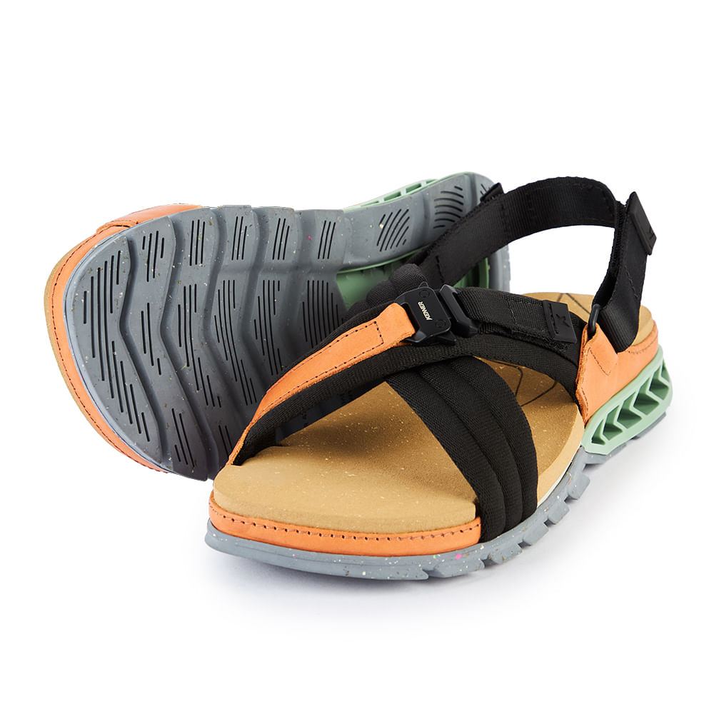 Sandália Kenner Rakka Craft Cross Bege