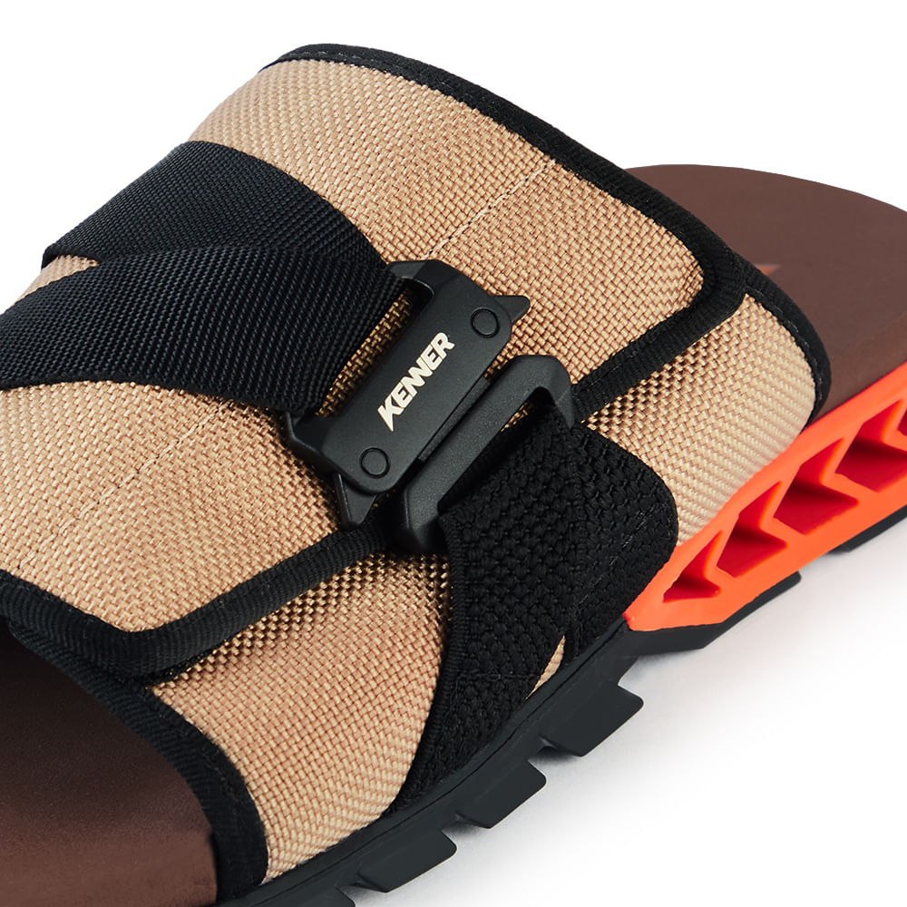 Sandália Kenner Rakka Slide Pro Marrom