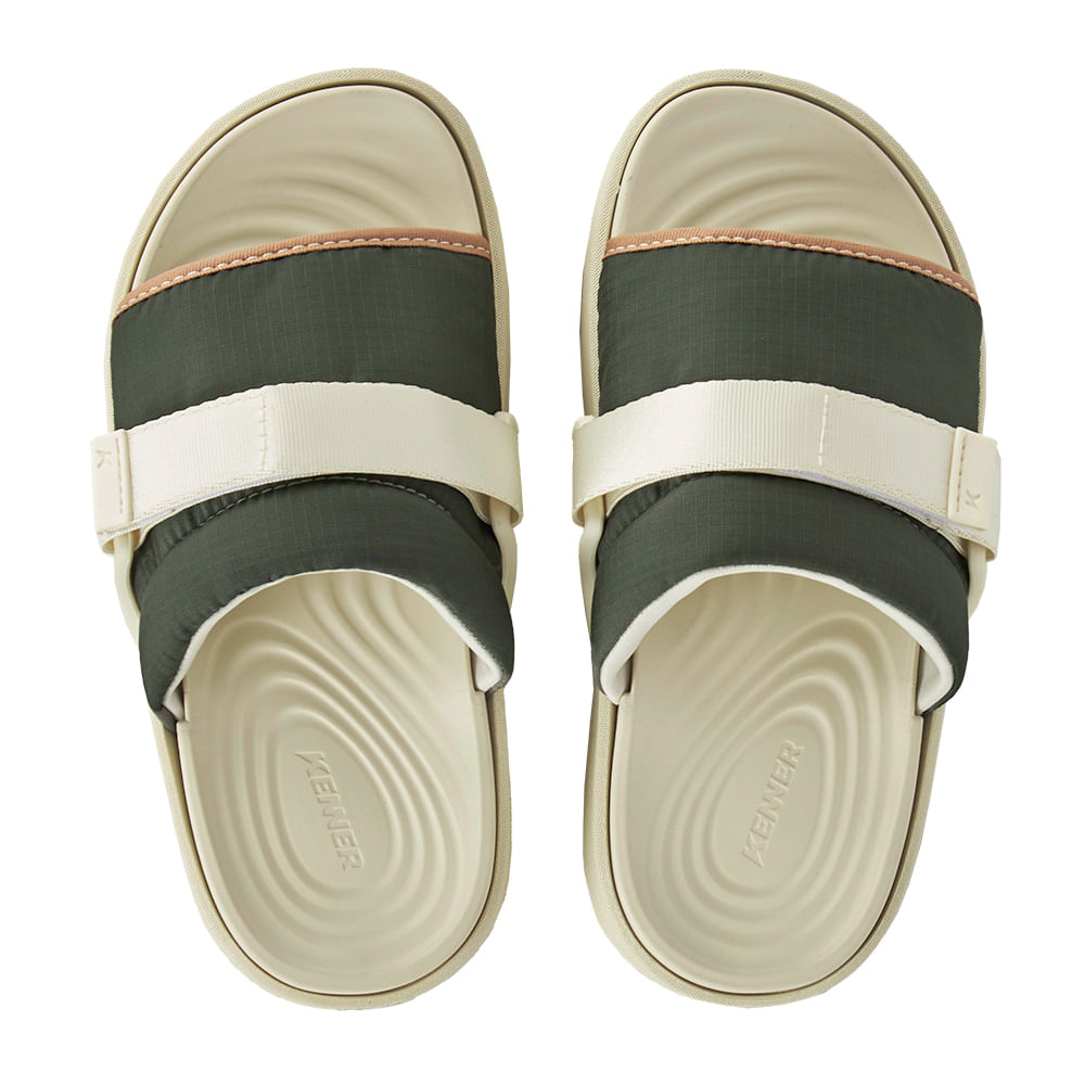 Sandália Kenner Raytek Slide Bege