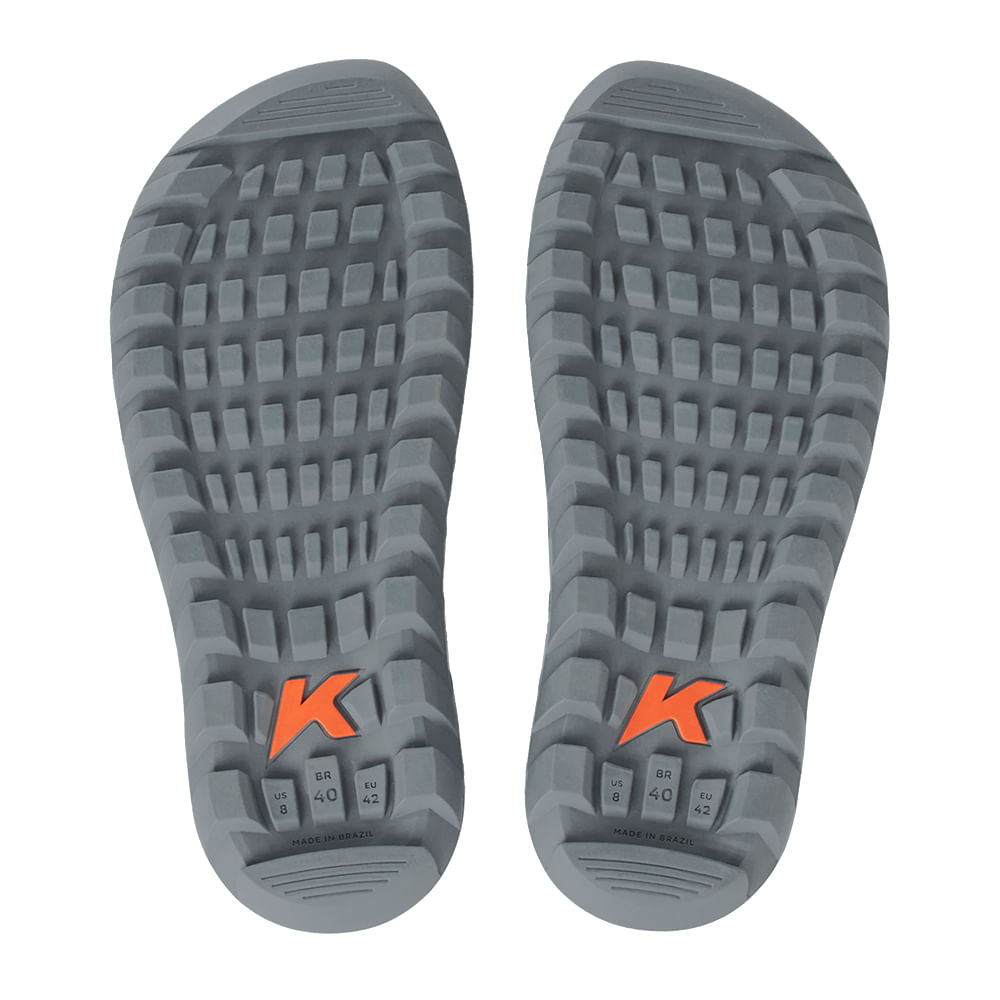 Sandália Kenner Megah Puffer Cinza