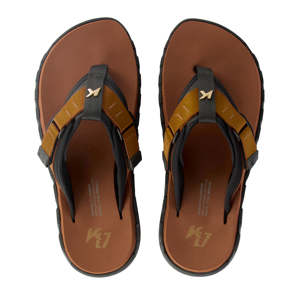 Sandália Kenner Megah Plus L7 Marrom