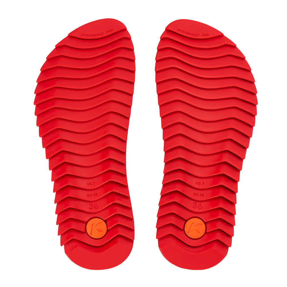 Sandália Kenner Ibiza Funghi Vermelho