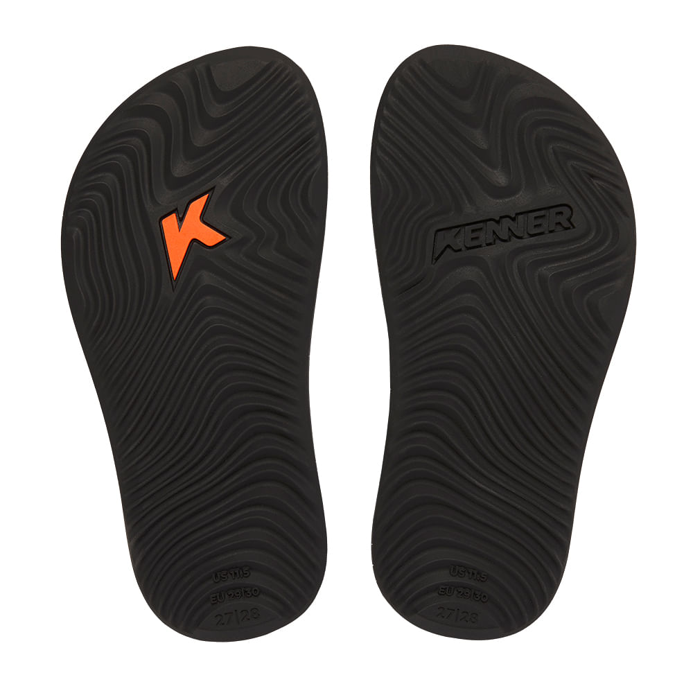 Sandália Kenner Summer Gol Kids Preto