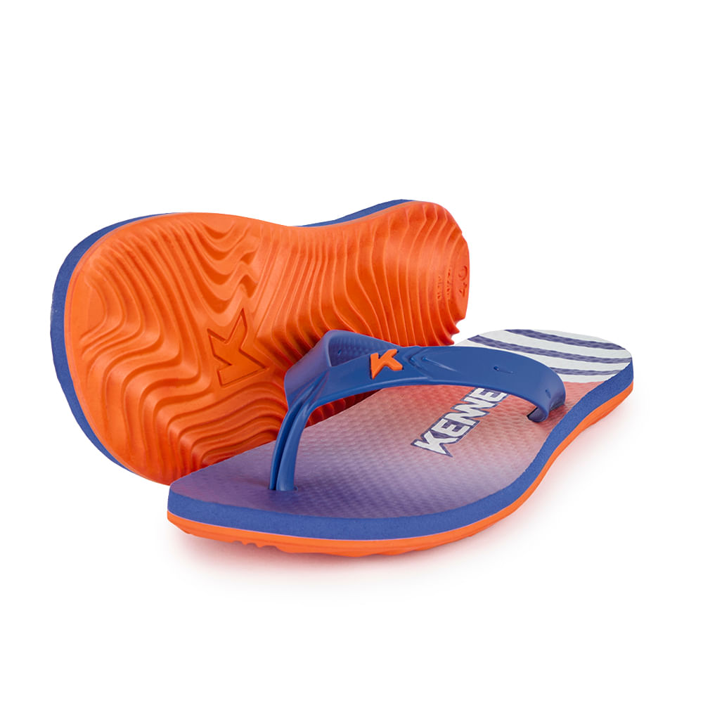 Sandália Kenner Summer Listras Azul